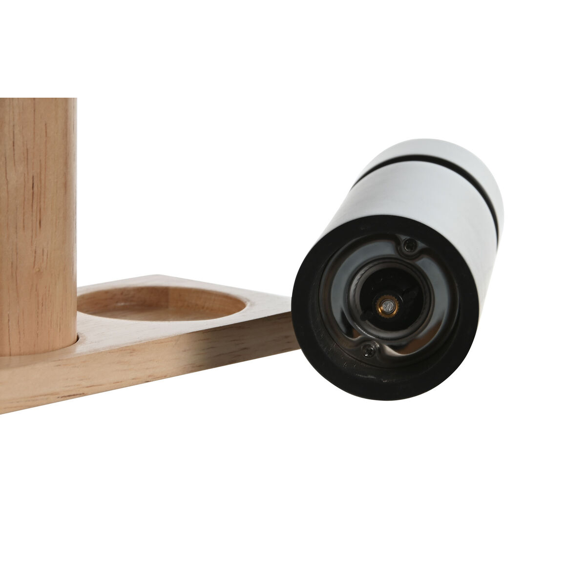 Set Sale e Pepe Home ESPRIT Nero Naturale Acciaio inossidabile Legno d'albero della gomma 14 x 7 x 16,5 cm - Image 3
