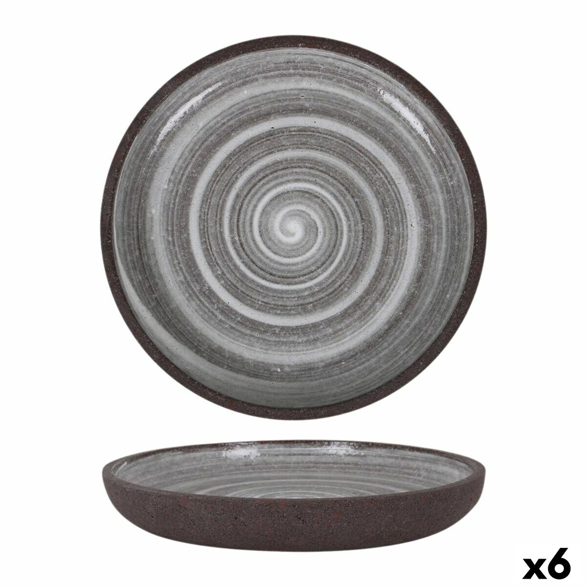 Piatto da pranzo Krakatoa Ø 20 cm (6 Unità)