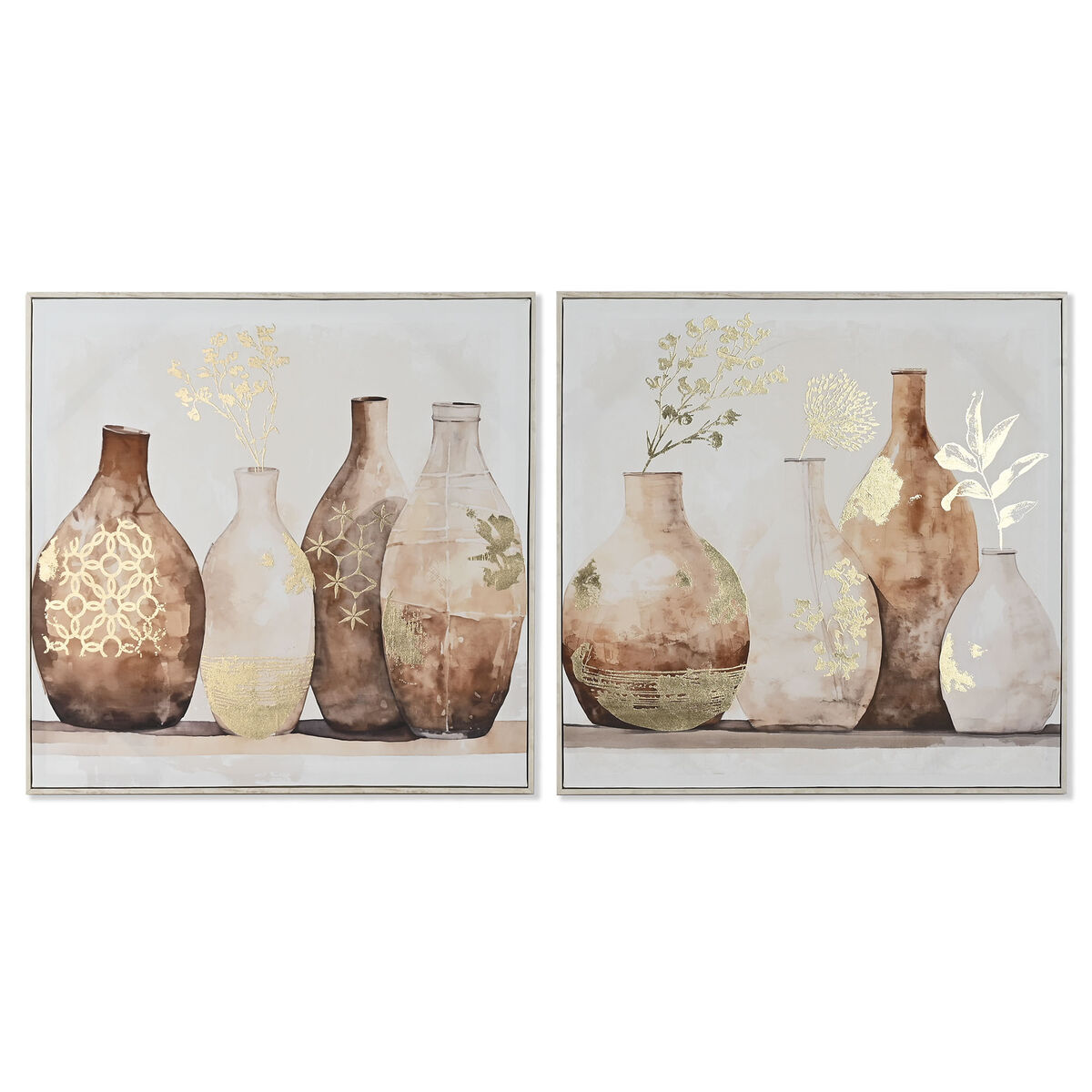Tela Home ESPRIT polistirene Tela 82,5 x 3,5 x 82,5 cm