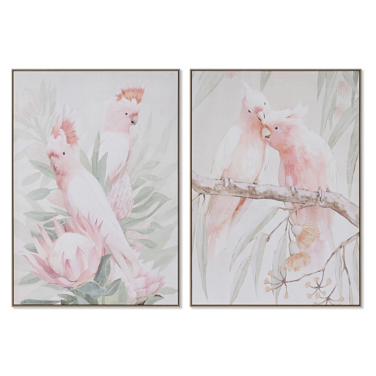 Tela Home ESPRIT polistirene Tela 100 x 4 x 140 cm