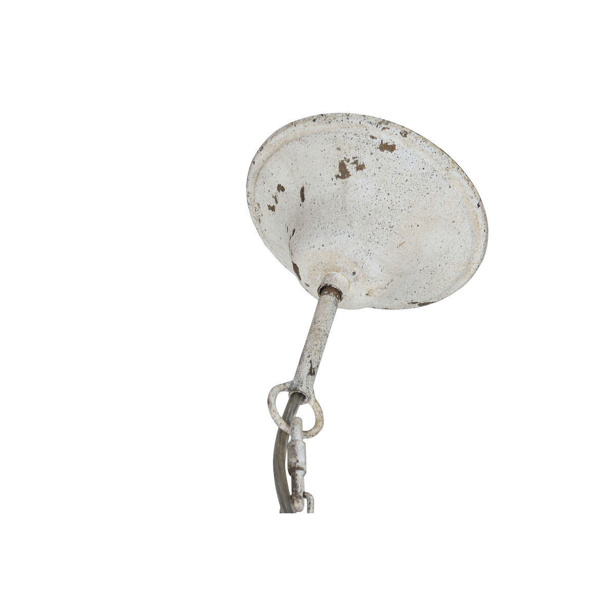 Lampadario Home ESPRIT Bianco Metallo 39 x 34 x 75 cm - Image 4