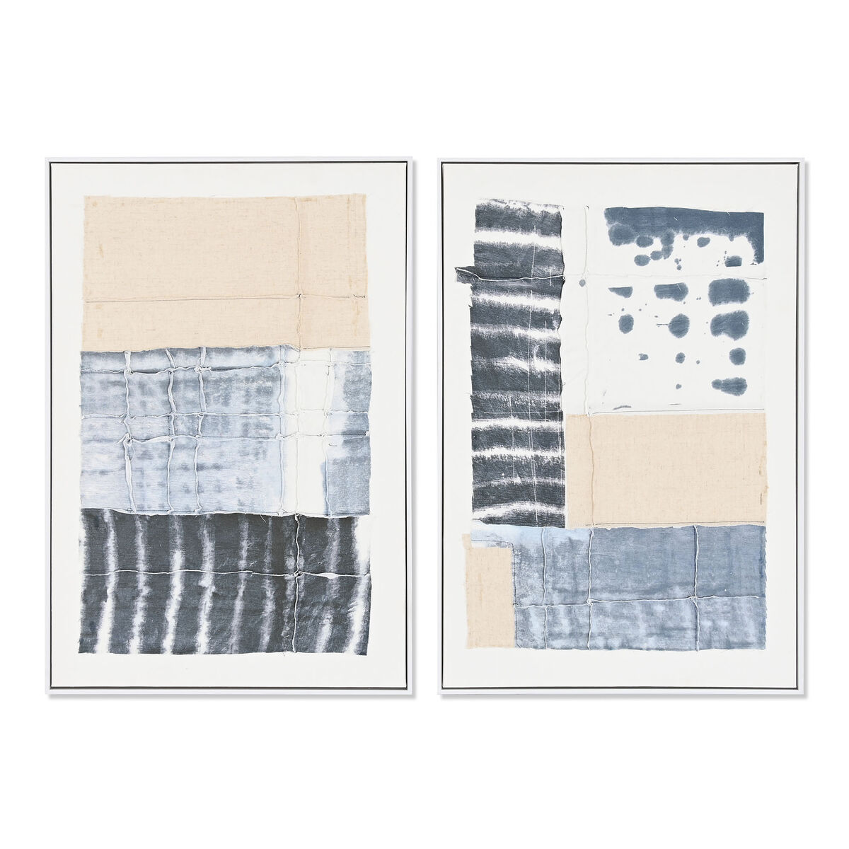 Tela DKD Home Decor Pino polistirene Tela 60 x 3,2 x 90 cm 60 x 4,5 x 90 cm