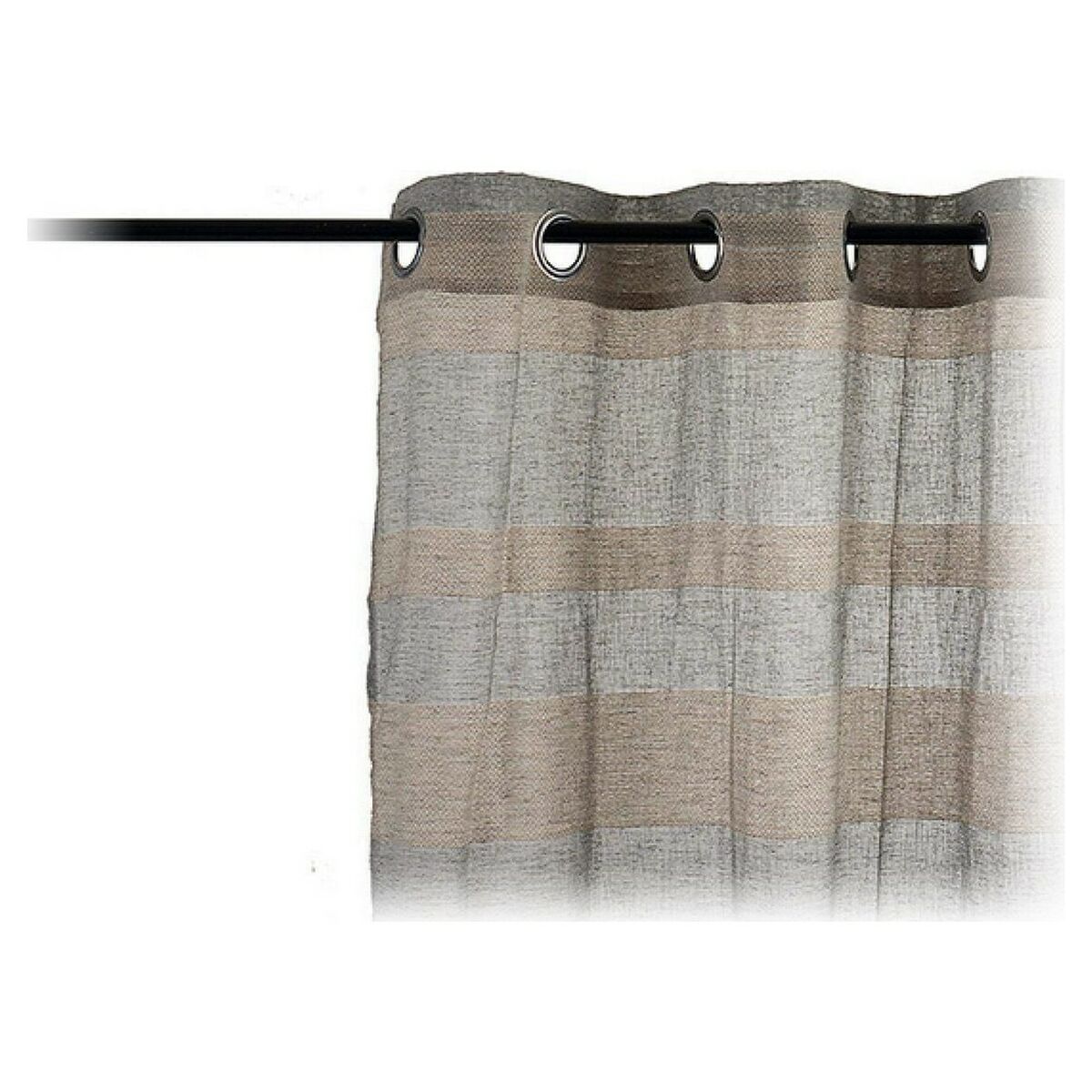 Tende Gift Decor Beige Grigio 140 x 0,1 x 260 cm