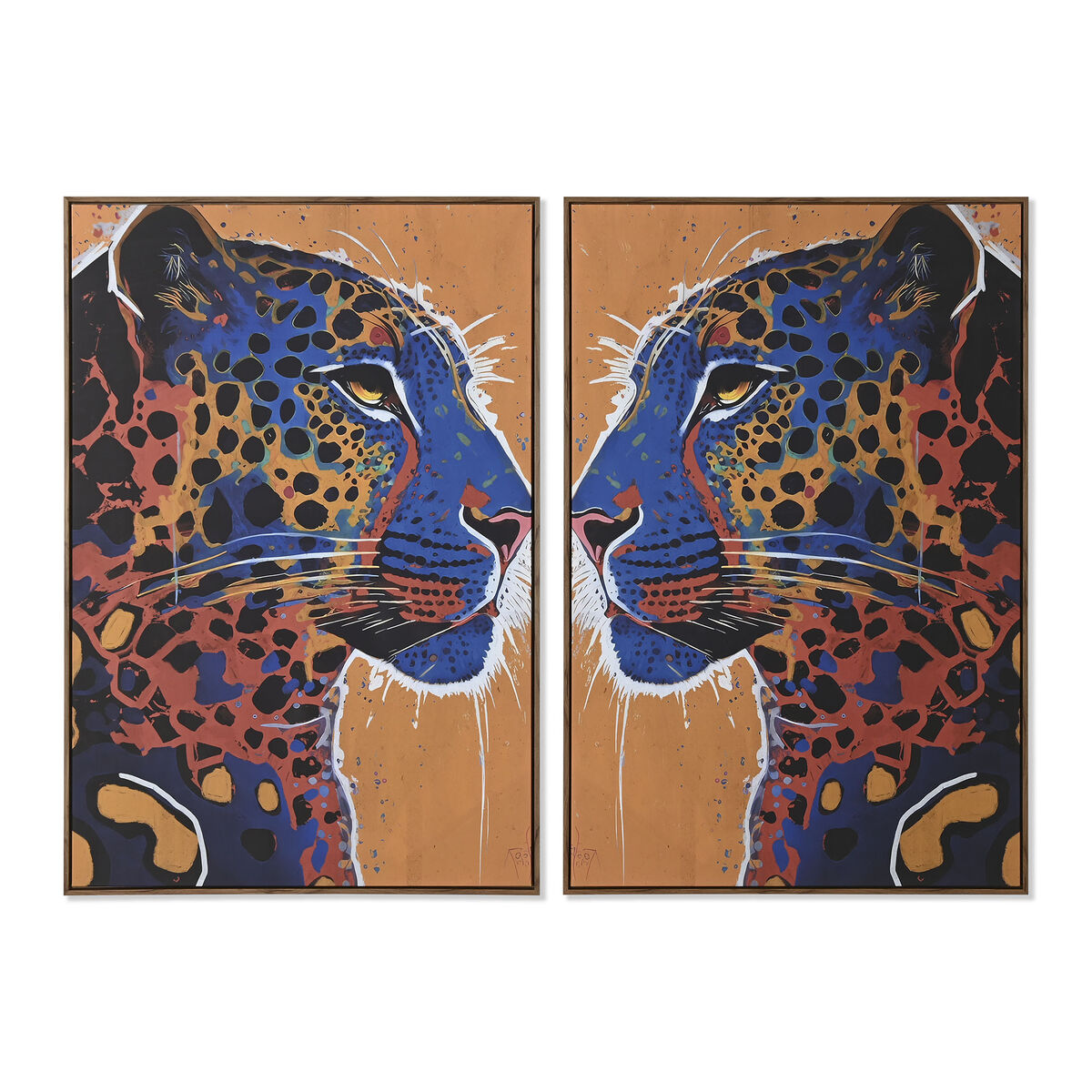 Tela Home ESPRIT polistirene Tela 80 x 4,5 x 120 cm