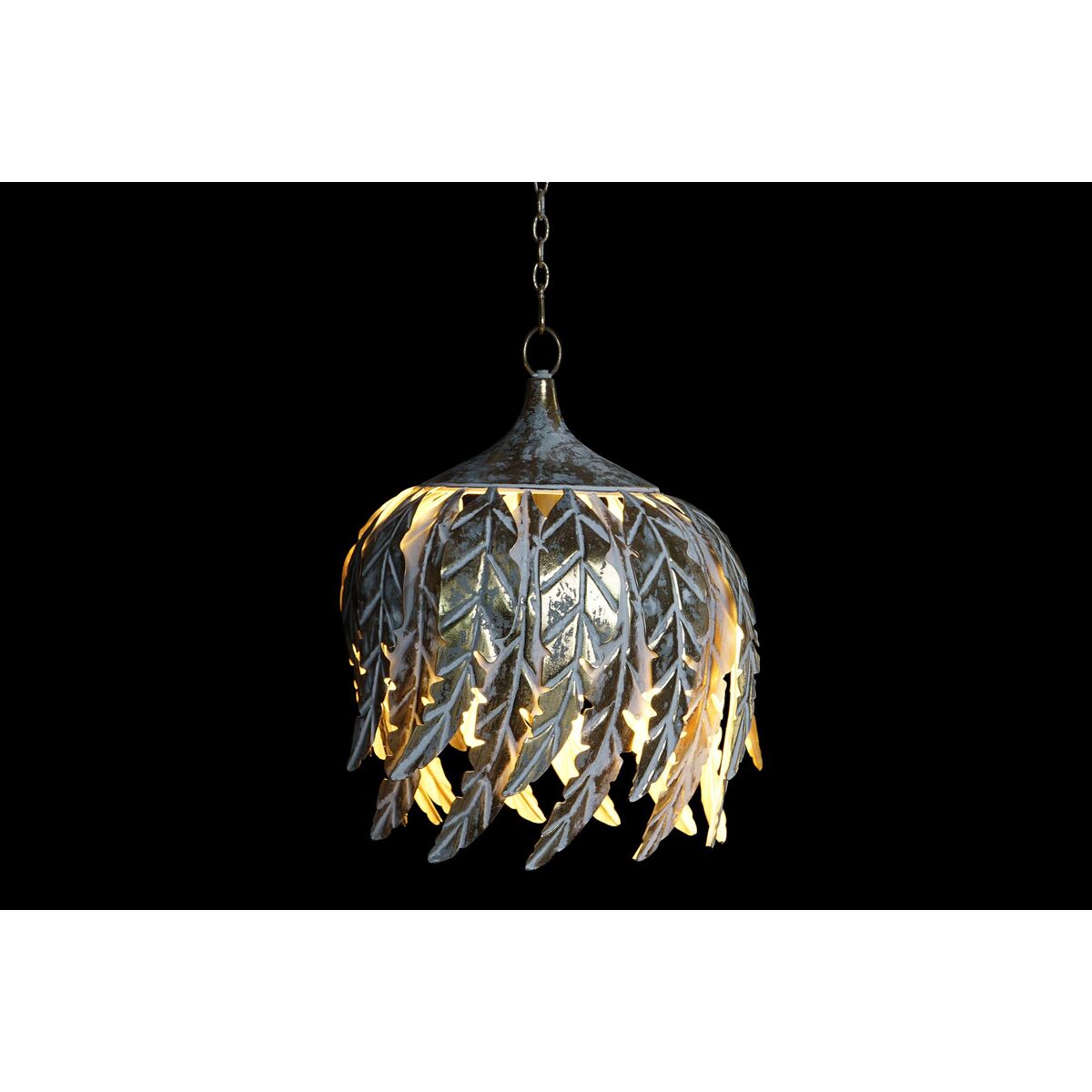 Lampadario DKD Home Decor Grigio 220 V 50 W (33 x 33 x 40 cm) - Image 5