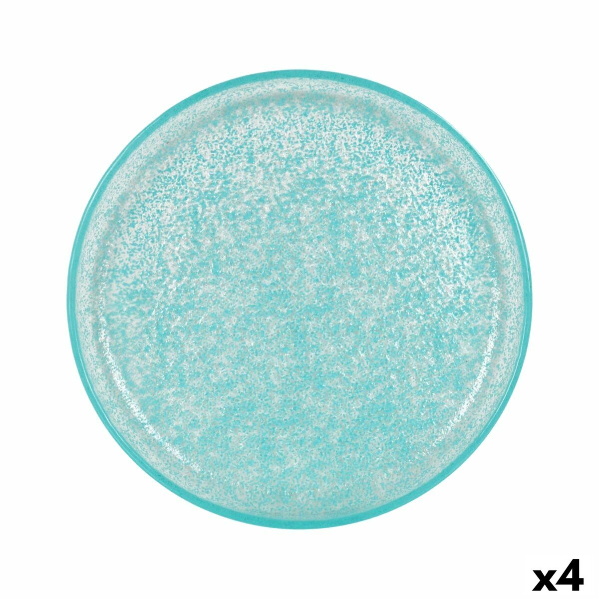 Piatto da pranzo Samaritaine Turchese Ø 19 cm (6 Unità)