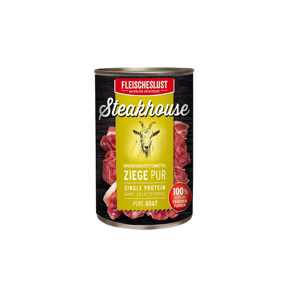 Cibo umido Fleischeslust Pure 800 gr Capra