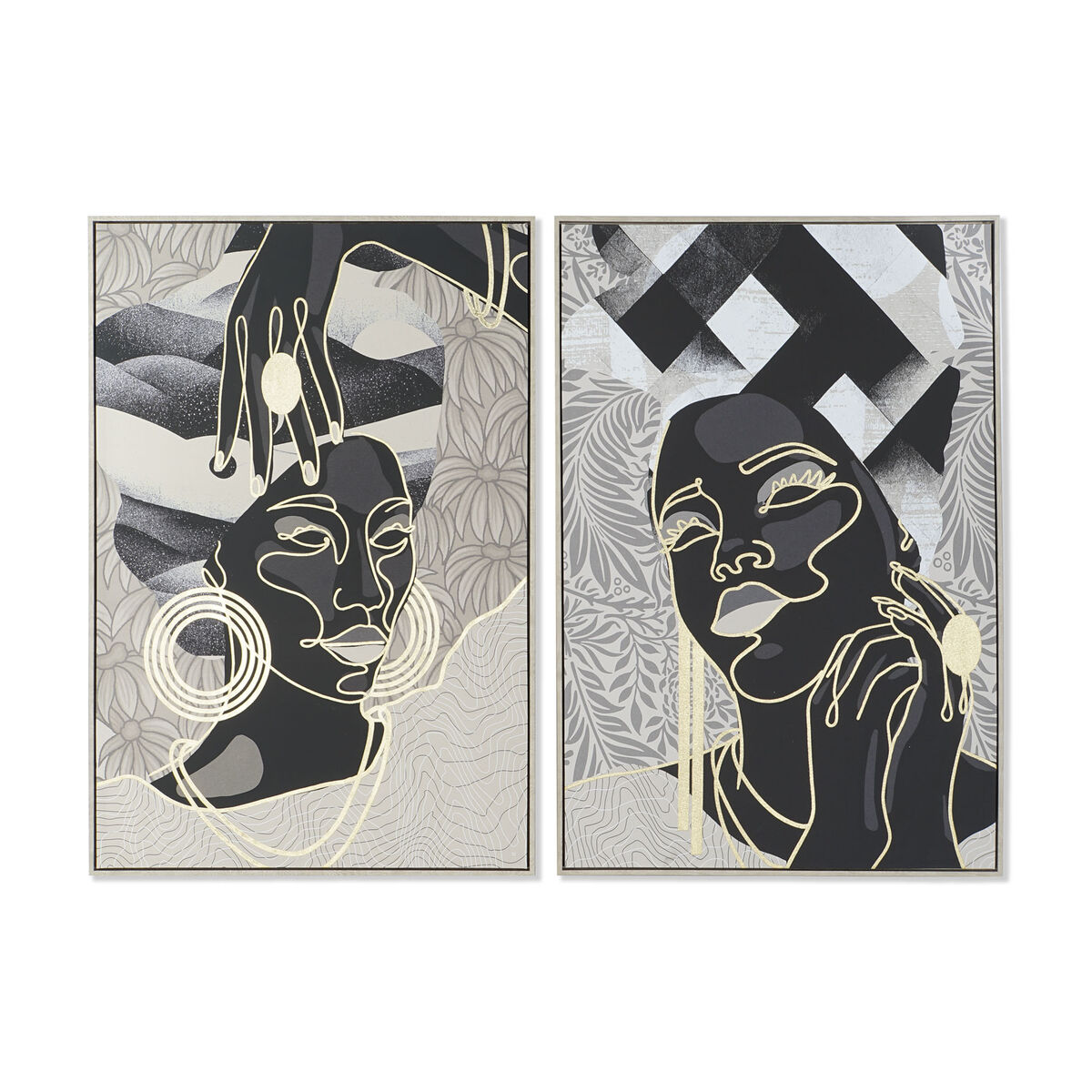Tela DKD Home Decor polistirene Tela 84 x 4,5 x 123 cm