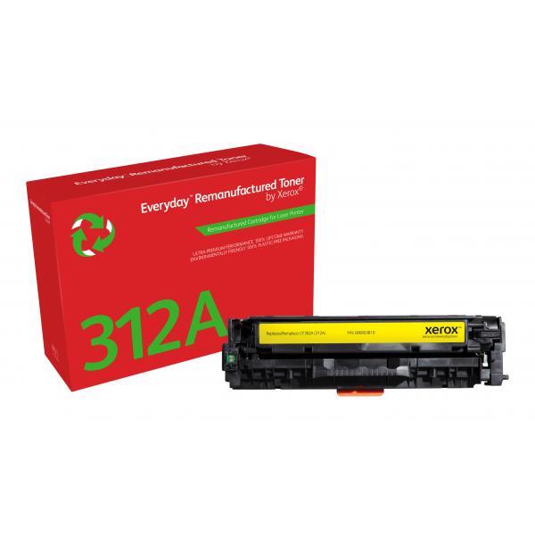 Cartuccia ad Inchiostro Originale Xerox Tóner Amarillo Everyday, HP CF382A equivalente de Xerox, 2700 páginas Giallo