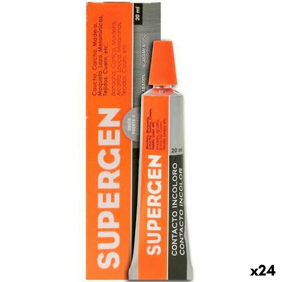 Adesivo di contatto SUPERGEN 20 ml (24 Unità)