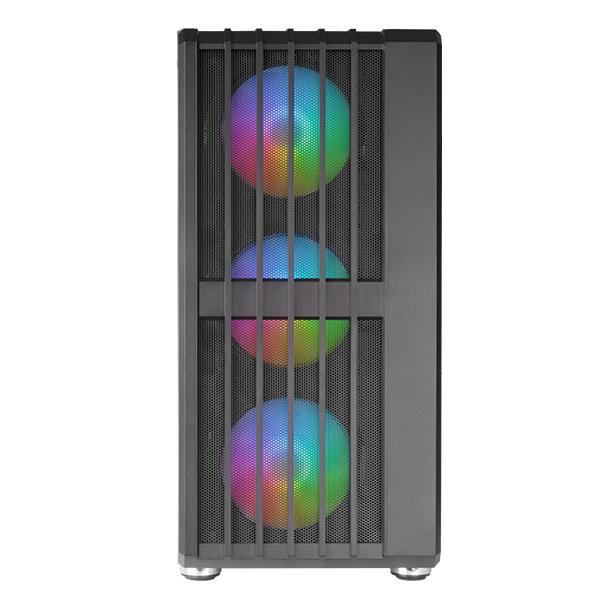 Case computer desktop ATX Mars Gaming MCVAULT Nero