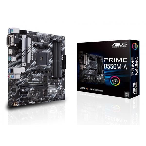 Scheda Madre Asus PRIME B550M-A AMD B550 AMD AM4