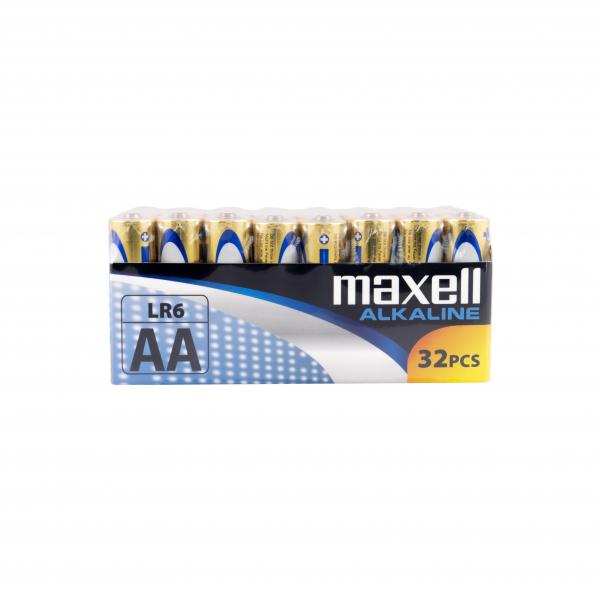 Batterie Alcaline Maxell LR06 1,5 V (32 Pezzi) (8 Unità)