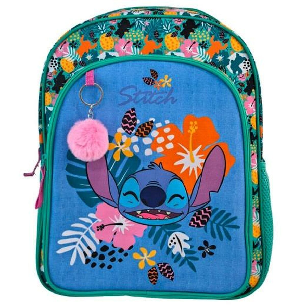 Zaino Scuola Stitch Tropical Multicolore 40 x 30 x 20 cm