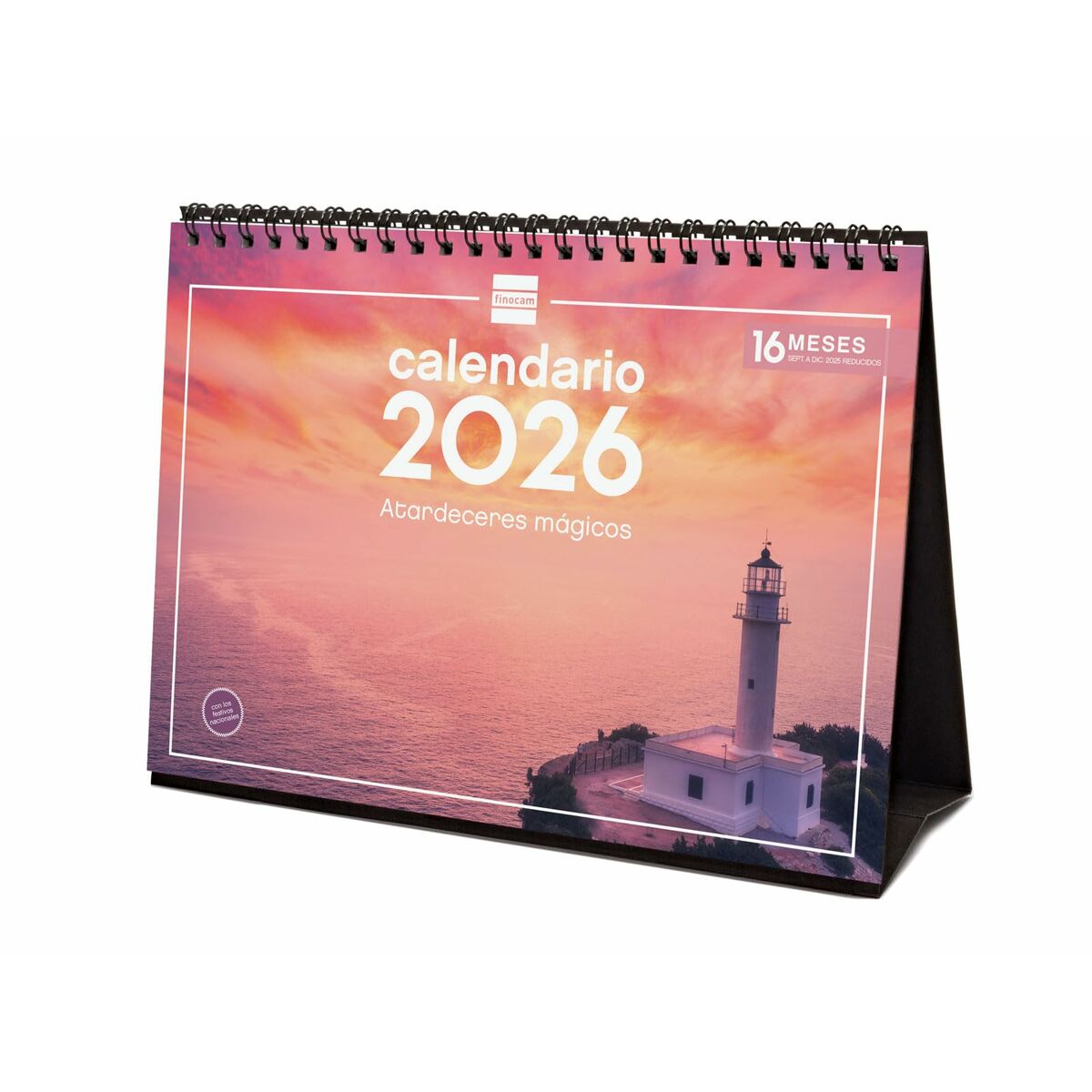 Calendario da Tavolo Finocam Multicolore Carta 21 x 15 cm