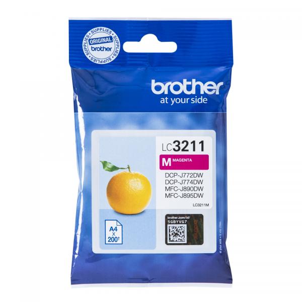 Cartuccia d'inchiostro compatibile Brother LC3211 Colore:Magenta