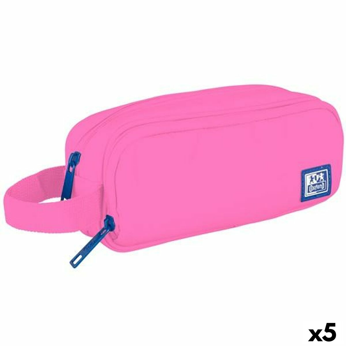 Astuccio Scuola Oxford KANGOO YOUNG PROOF B-SMART Rosa 22,5 x 9,5 x 7 cm (5 Unità)