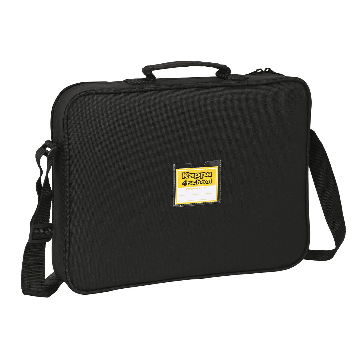 Borsa per la scuola Kappa Black Nero (38 x 28 x 6 cm) - Image 3