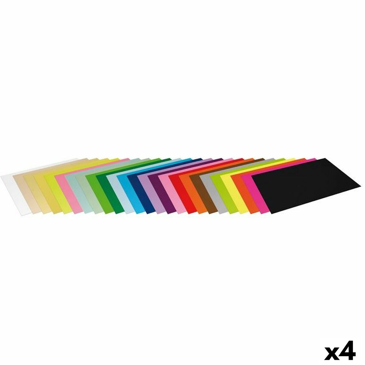 Cartoncini Fabrisa Multicolore Chiaro 50 Pezzi (4 Unità)