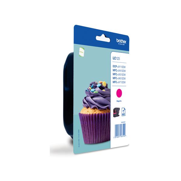 Cartuccia d'inchiostro compatibile Brother LC123MBP Magenta