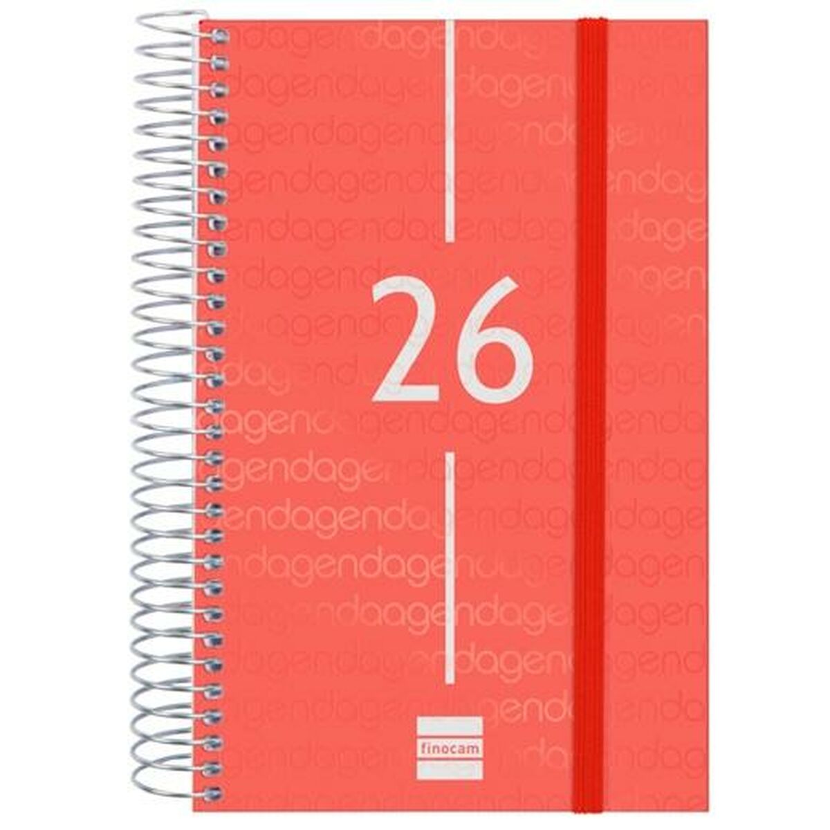 Agenda Finocam YEAR Rosso 11,7 x 18,1 cm 2026