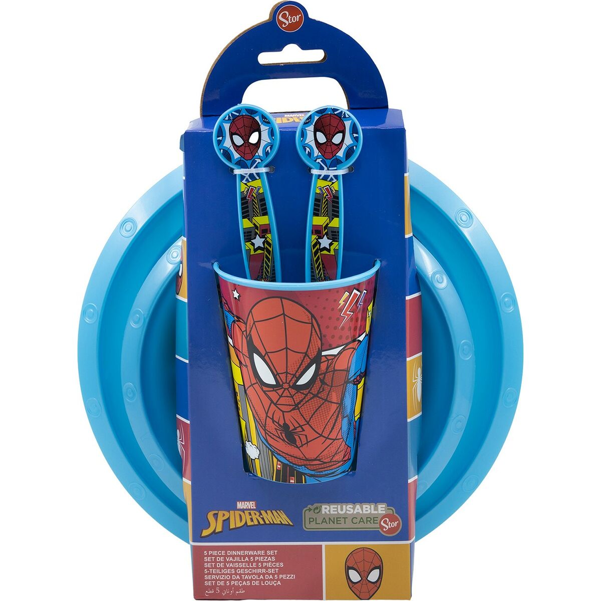 Set di Accessori per Bambini Spider-Man CZ11313 Plastica (5 Pezzi) - Image 6
