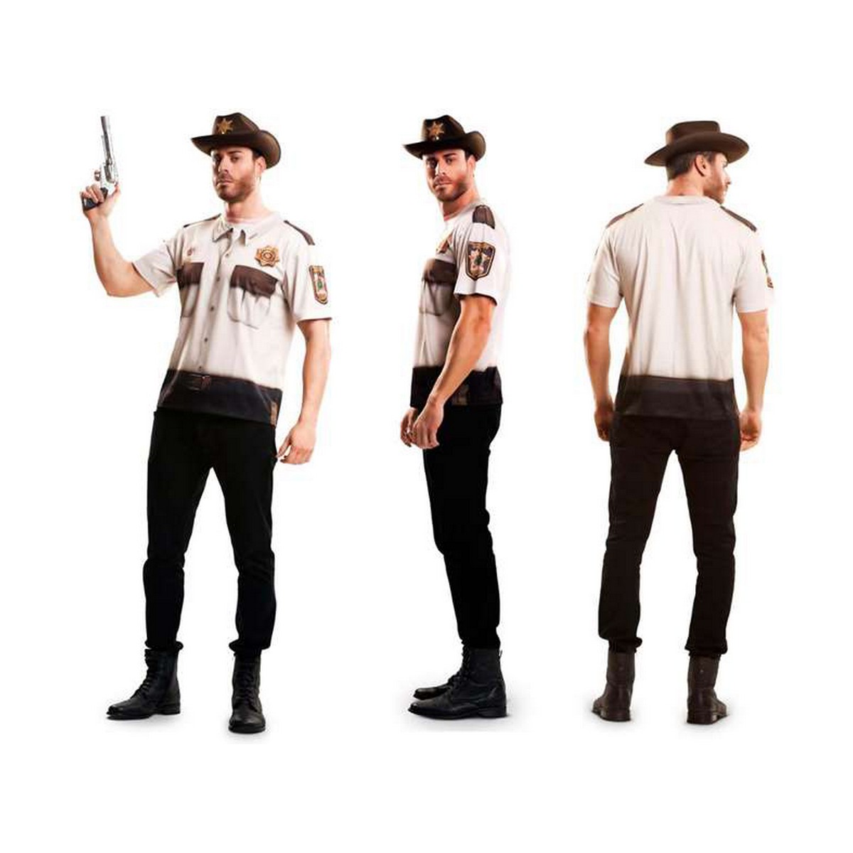 Costume per Adulti My Other Me Sheriff Poliziotto Taglia:L