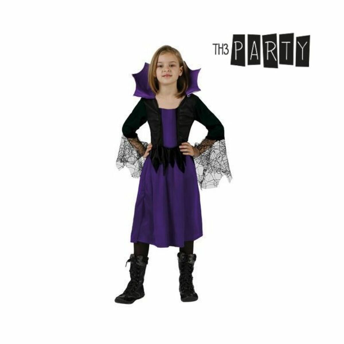Costume per Bambini Th3 Party Viola (1 Pezzi) Taglia:7-9 Anni