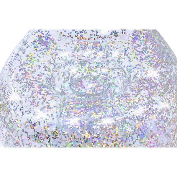 Bestway Poltrona Gonfiabile Glitterata 72x72x64 cm +3 Anni Interno e Giardino 75105 - Image 4