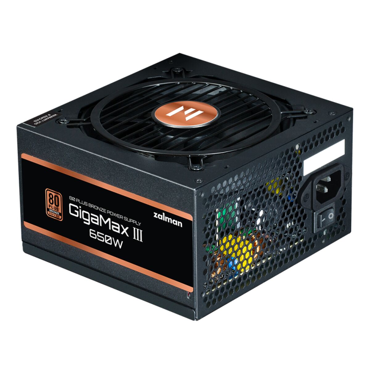 Fonte di Alimentazione Zalman GigaMax III ATX 650 W 110 W 80 Plus Bronze