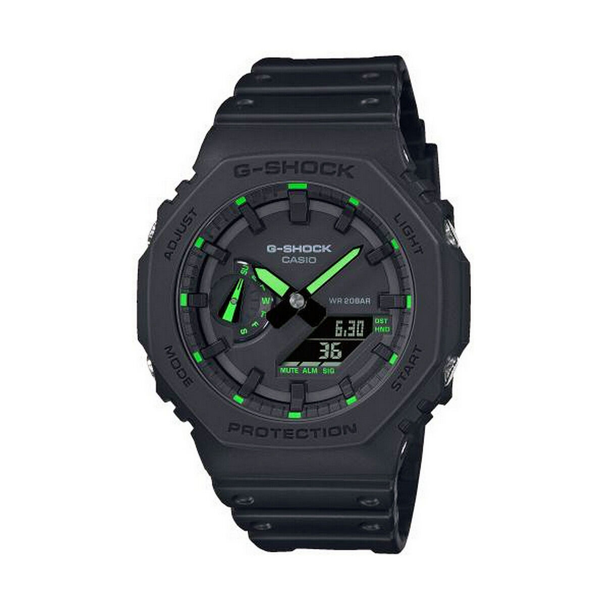 Orologio Uomo Casio G-Shock OAK - Neon Green Index (Ø 45 mm)