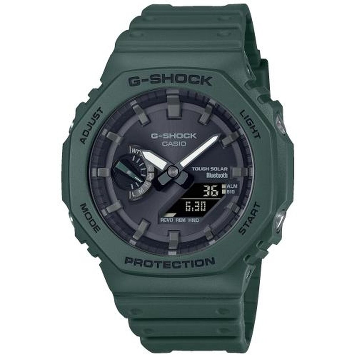 Orologio Uomo Casio NEW OAK  - BLUETOOTH + TOUGH SOLAR Nero (Ø 44,5 mm) (Ø 45,5 mm)