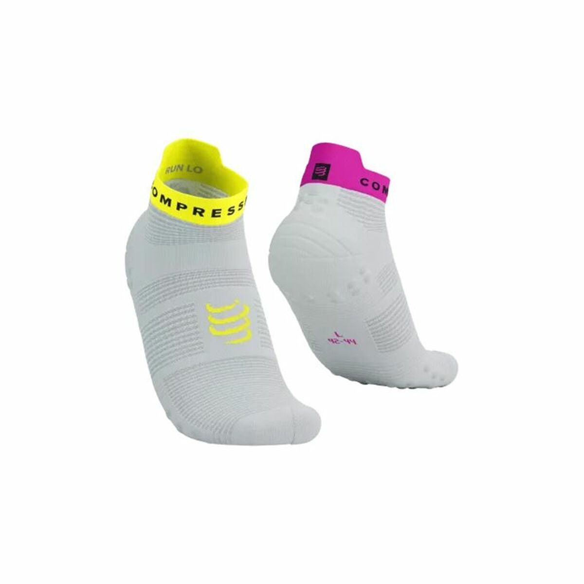 Calzini Sportivi Compressport Pro Racing Bianco Taglia Calzatura:45-48
