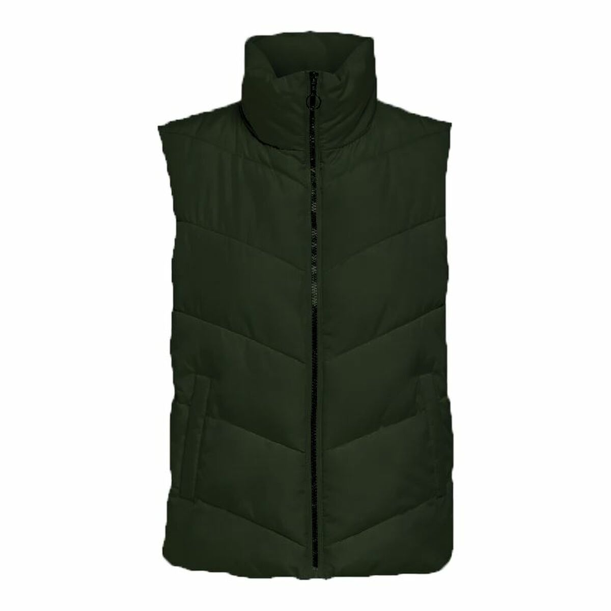 Gilet da Donna Jack & Jones Jdyfinno Life Short Padd Verde scuro Taglia:XS