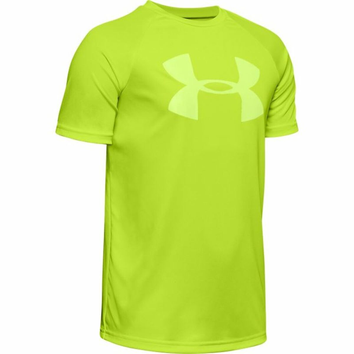 Maglia a Maniche Corte Bambino Under Armour Tech Big Logo Giallo Taglia:10-12 Anni