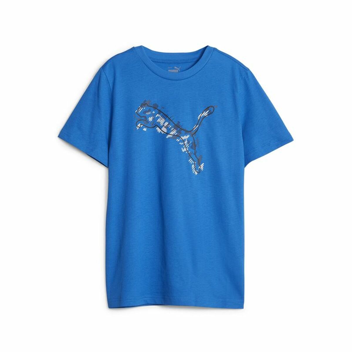 Maglia a Maniche Corte per Bambini Puma Active Sports Graphic Azzurro Taglia:15-16 Anni