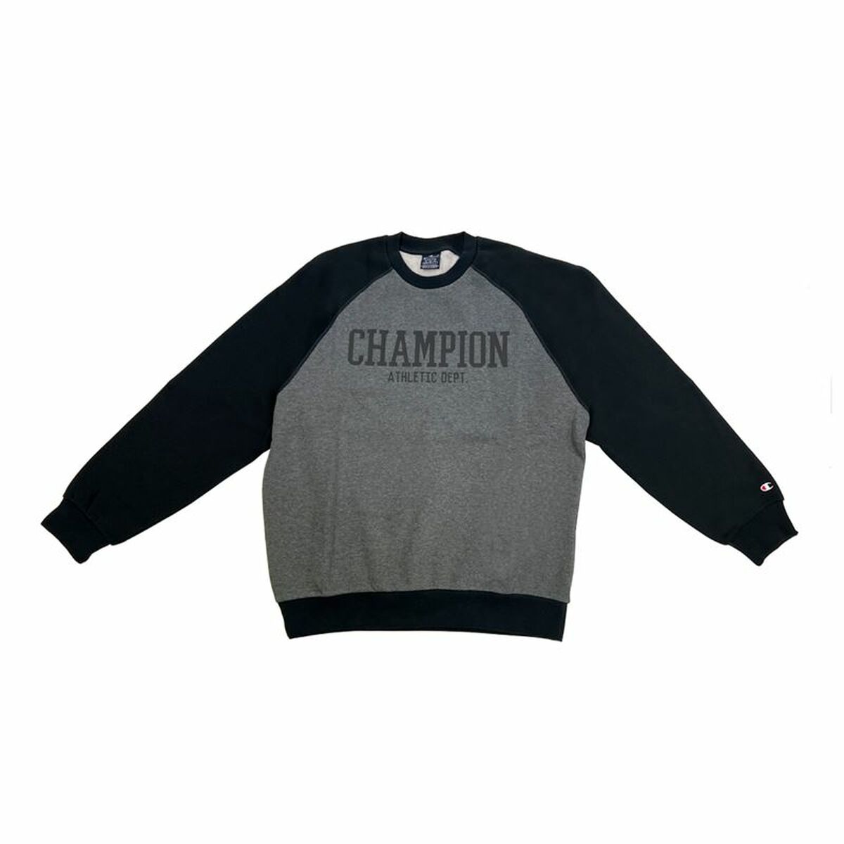 Felpa senza Cappuccio Uomo Champion Legacy Blu scuro Grigio Taglia:M