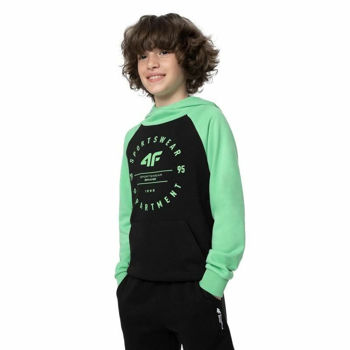 Felpa per Bambini 4F M221 Nero Taglia:9-10 Anni - Image 3