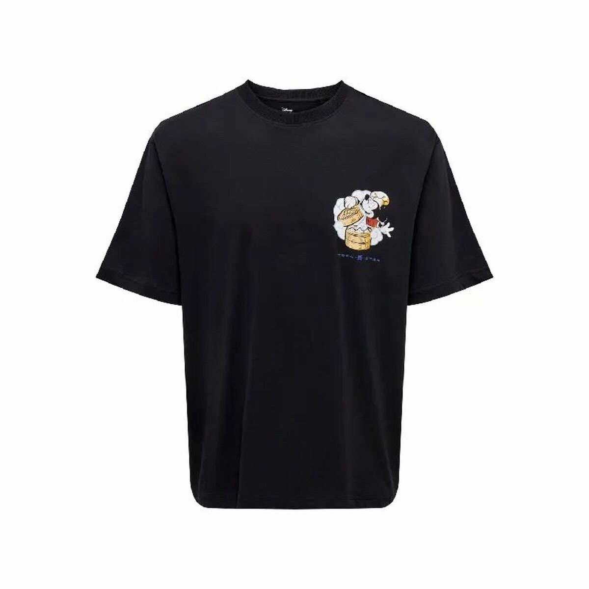 Maglia Sportiva a Maniche Corte Only & Sons Onsdisney Life Rlx Nero Taglia:M