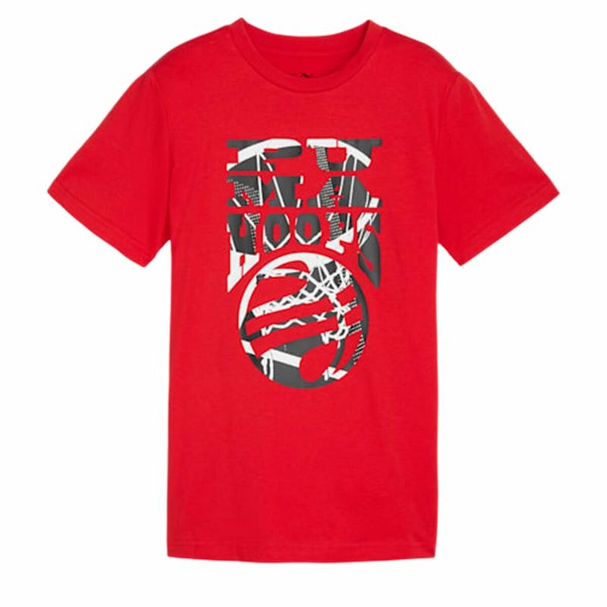 Maglia a Maniche Corte per Bambini Puma Basketball Taglia:Taglia - 7-8 Anni