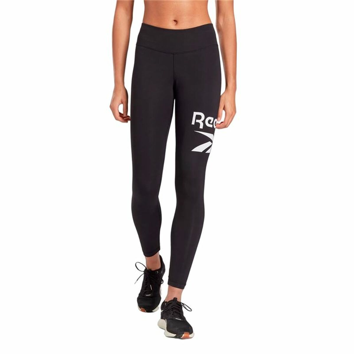 Leggings Sportivo da Donna Reebok Identity Bl Cotton Nero Taglia:XL