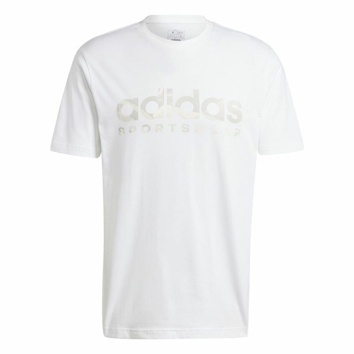 Maglia a Maniche Corte Uomo Adidas House Of Tiro Summer Linear Graphic Bianco Taglia:L