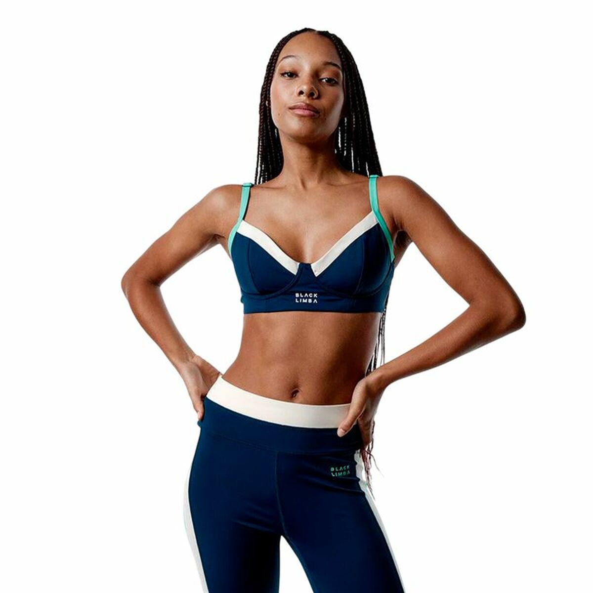 Top Sportivo Donna Black Limba Duality  Fitness Taglia:S