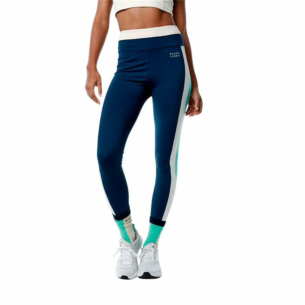 Leggings Sportivo da Donna Black Limba Synergyfit Taglia:S