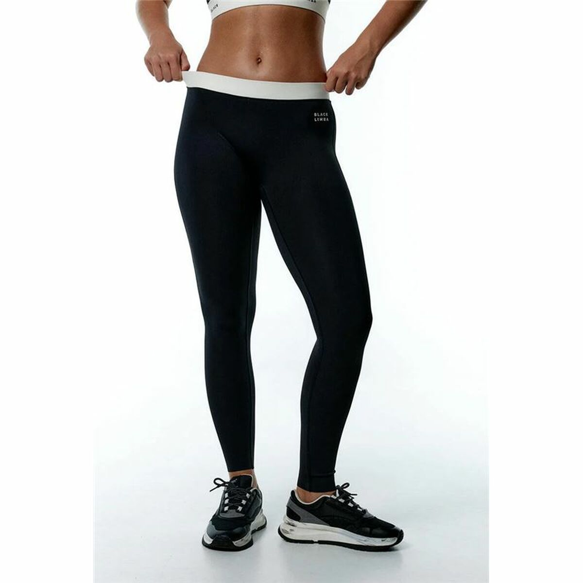 Leggings Sportivo da Donna Black Limba Nova  Nero Taglia:M