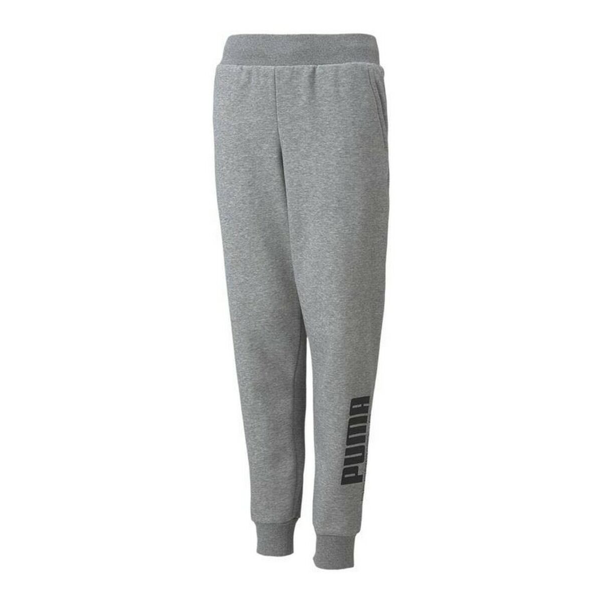 Pantalone di Tuta per Bambini Puma Power Logo Grigio Taglia:5-6 Anni
