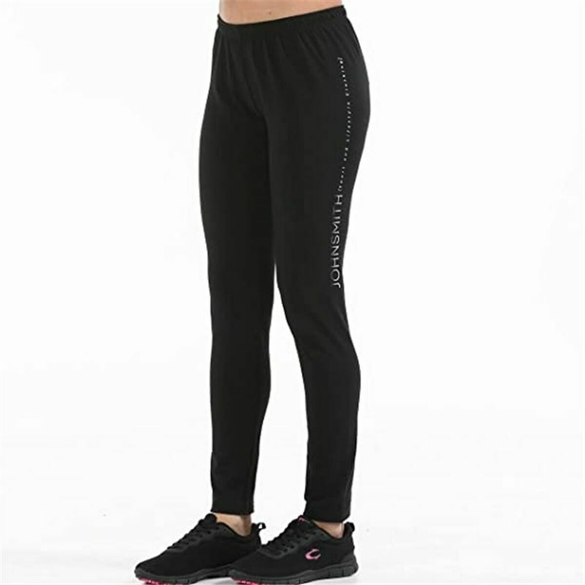 Leggings Sportivo da Donna John Smith Nero Taglia:S