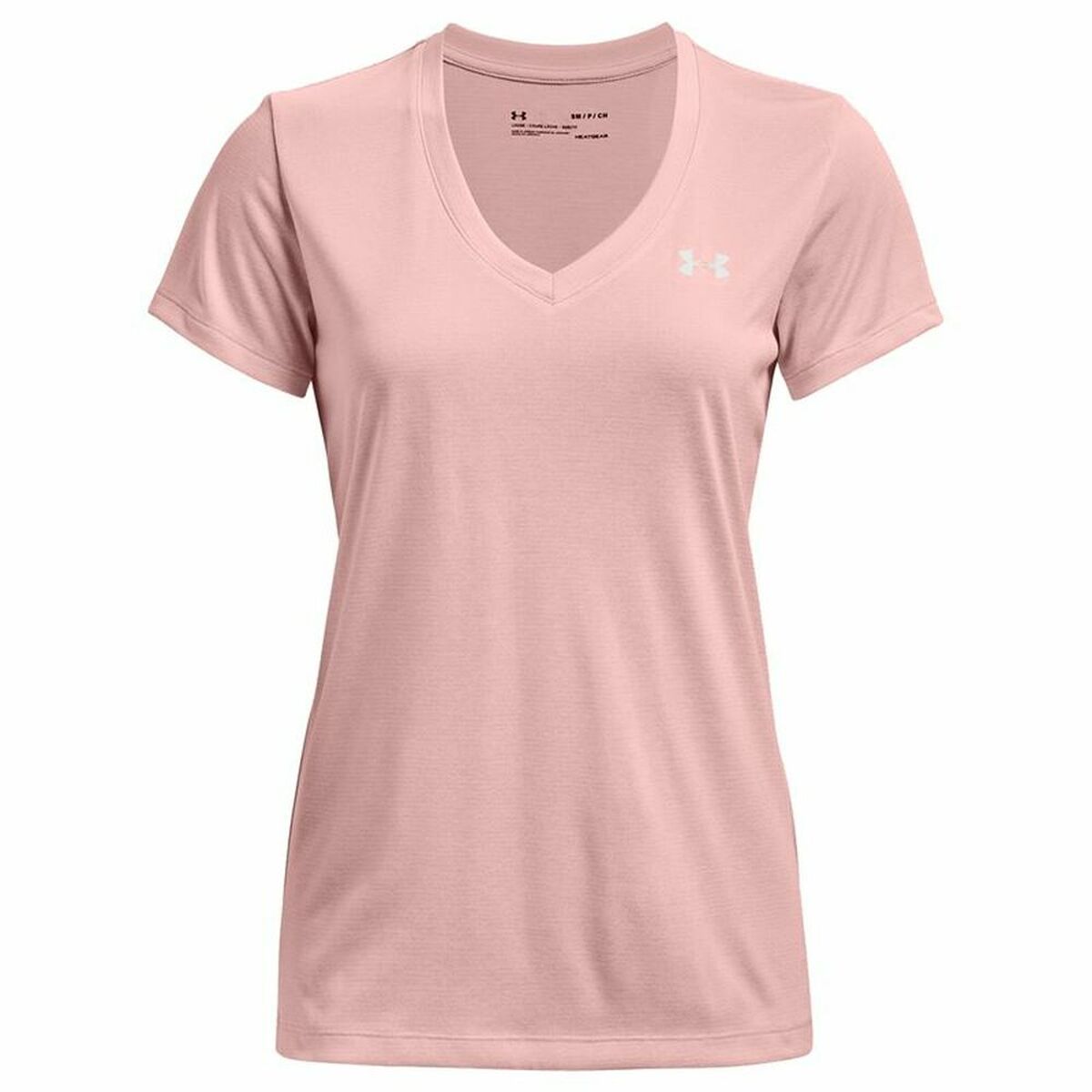 Maglia Sportiva a Maniche Corte Under Armour Tech SSV Rosa Taglia:XS