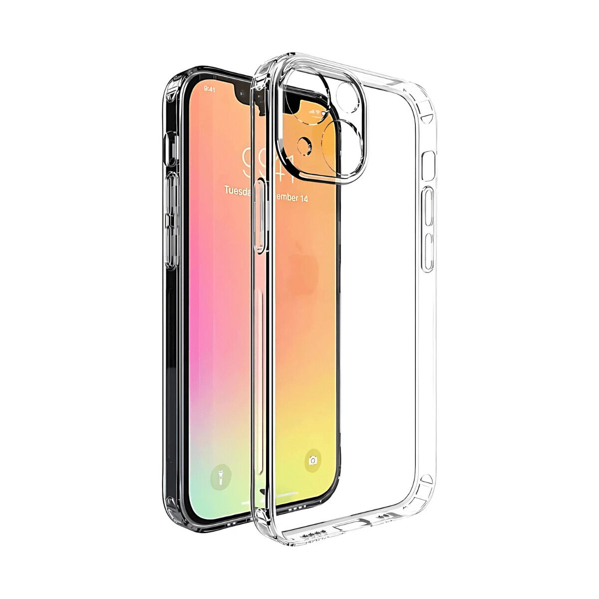 Custodia per Cellulare iPhone 14 Trasparente