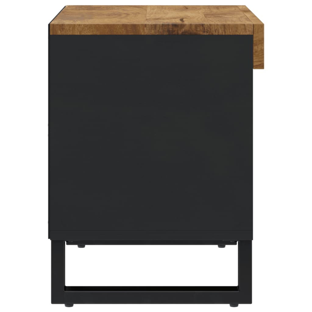 vidaXL Mueble de TV madera maciza de mango 60x33x43,5 cm - Image 4